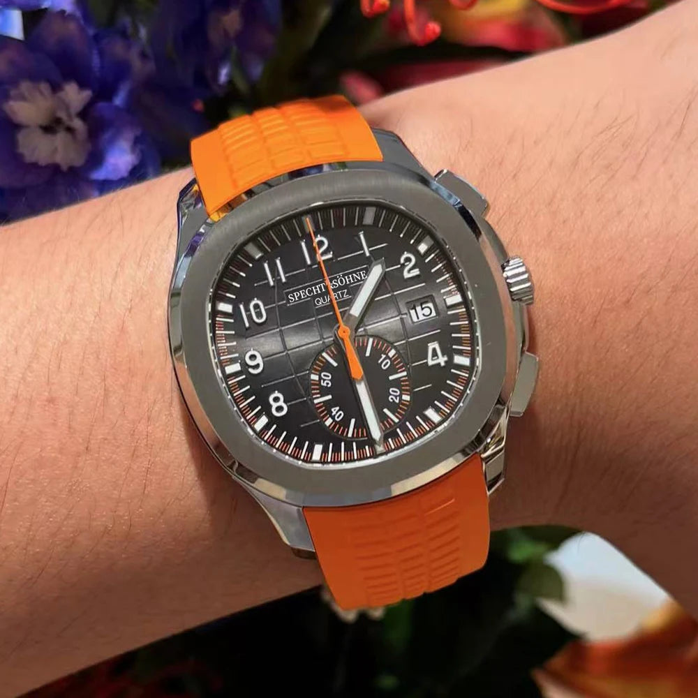 Specht & Söhne New Classic Sports Watch — Chronograph-Style Dial, 50M Waterproof [Multiple Colour Choices]
