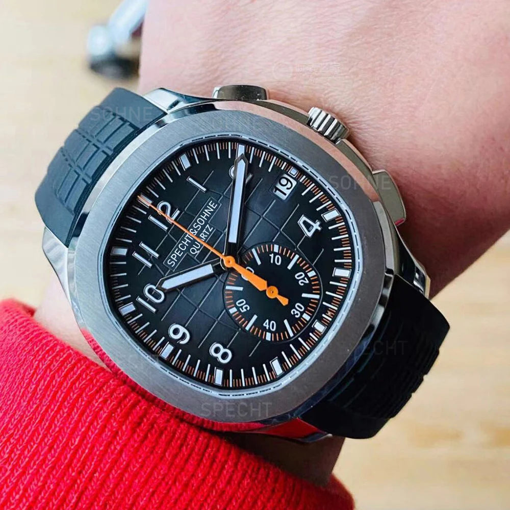 Specht & Söhne New Classic Sports Watch — Chronograph-Style Dial, 50M Waterproof [Multiple Colour Choices]