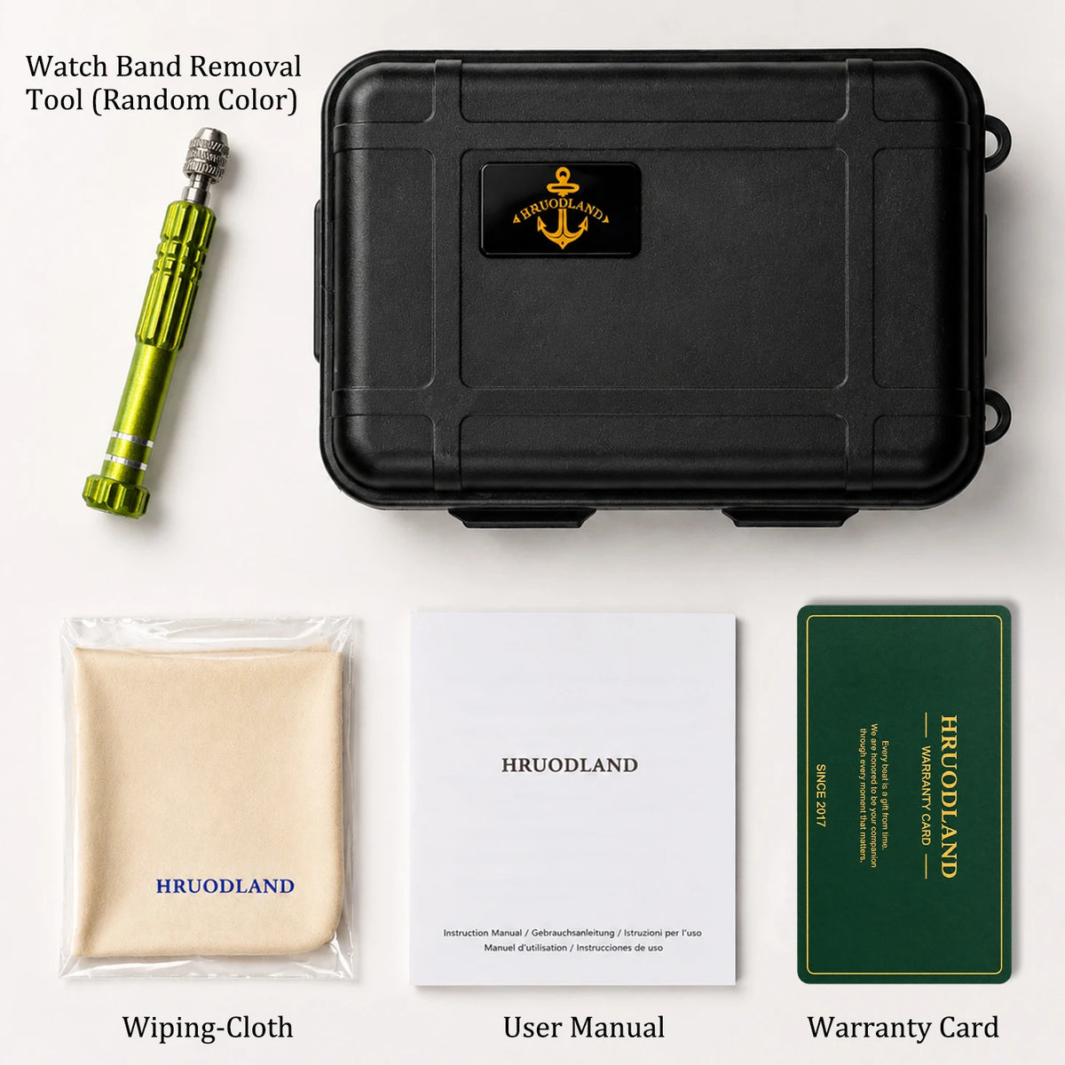 HRUODLAND HG029 gift box and accessories