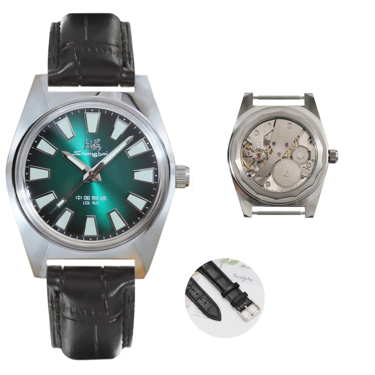 A Genuine Piece of History — Shanghai 7120 Hand-Wind Mechanical Watch, 36mm Case [Colour Options]
