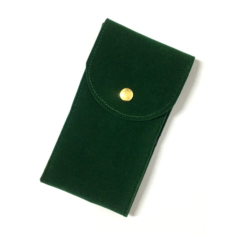 Keep It Dust-Free, Wherever You Go — Protective Velvet Watch Travel Pouch