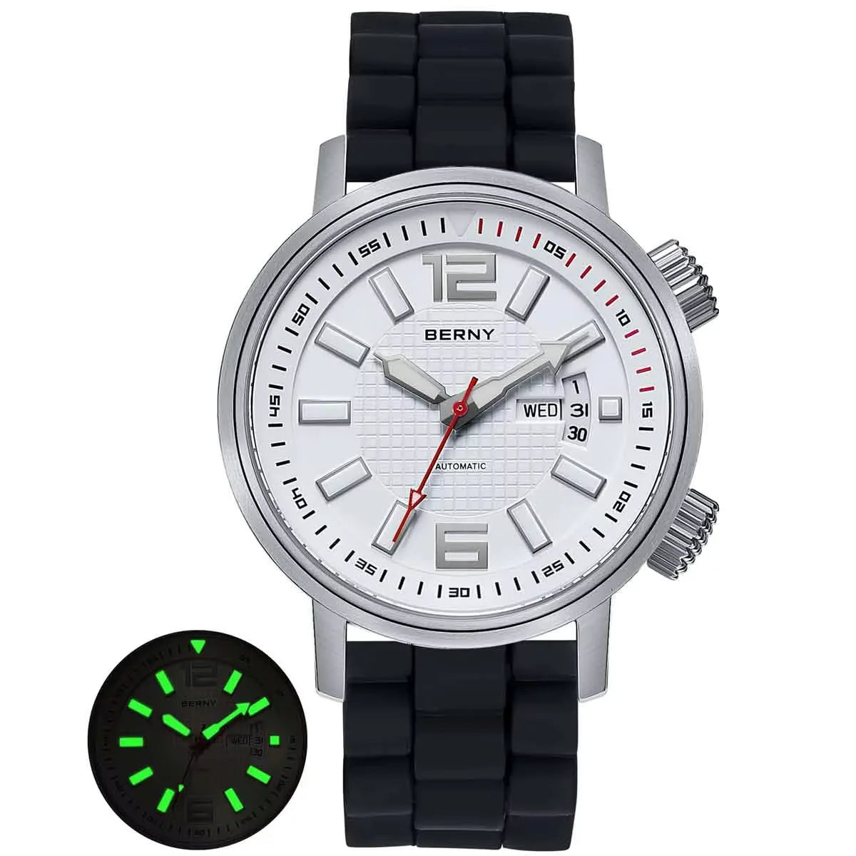 Serious Diver, Serious Value — BERNY 200m Automatic Watch [Colour & Strap Options]