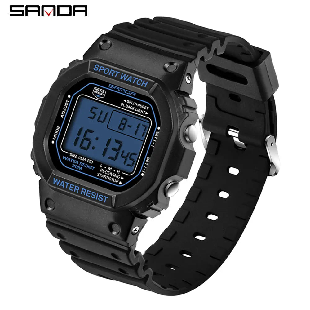 SANDA Classic Digital Sports Watch — Rugged, Shockproof, Built to Last