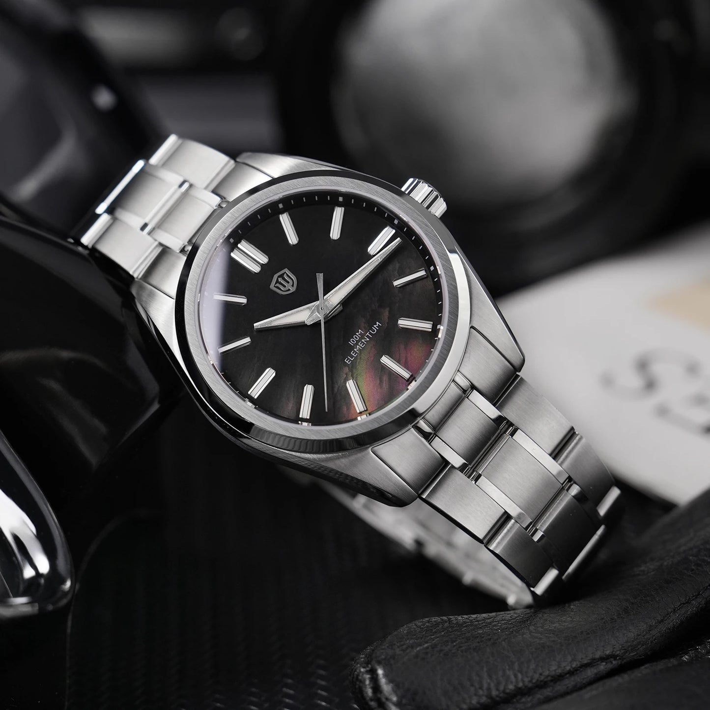 Absolutely Stunning Watchdives WD0003 — Genuine Aventurine Stone Dial, Sweep Quartz Movement, 100M Water Resistant [Multiple Dial Options]
