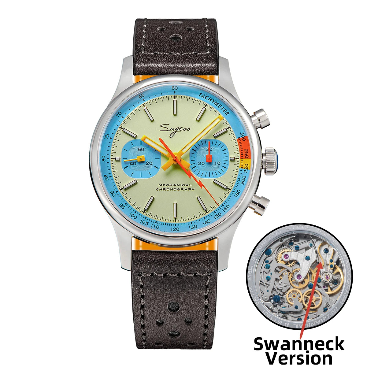Built for the Cockpit — Sugess ST19 Swanneck Chronograph, Hand Wind, Sapphire