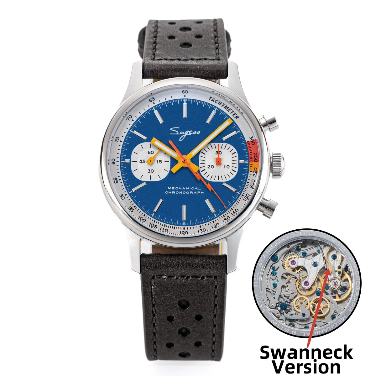 Built for the Cockpit — Sugess ST19 Swanneck Chronograph, Hand Wind, Sapphire