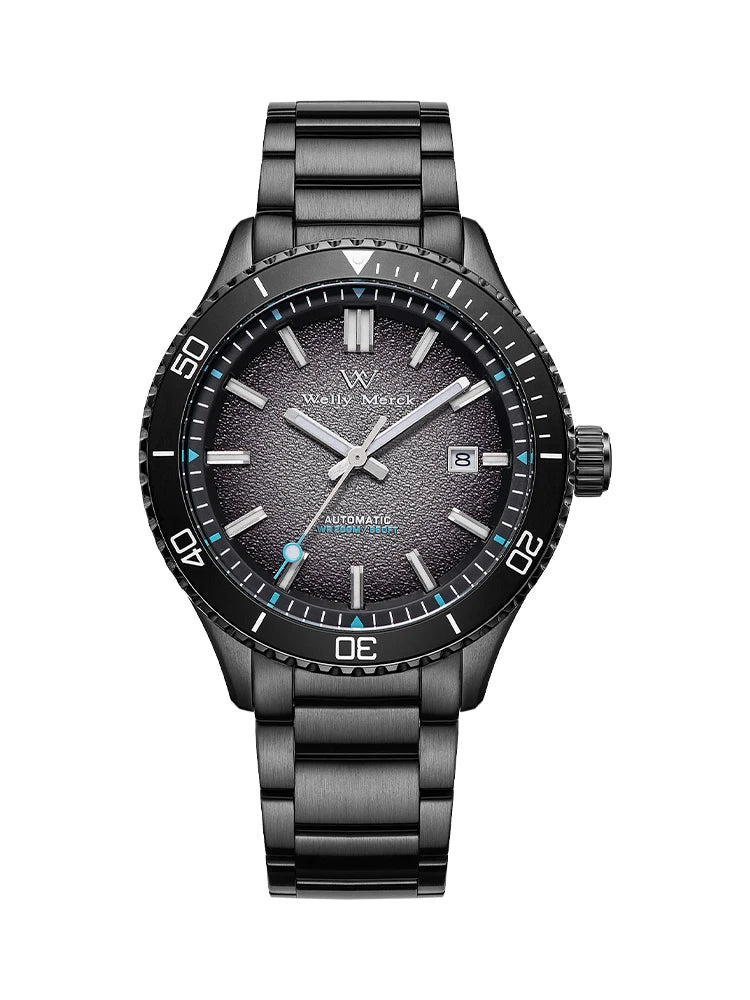 Welly Merck WM046 — Automatic Dive Watch, Miyota 8215, Sapphire Crystal, 200m Waterproof [Colour Options]