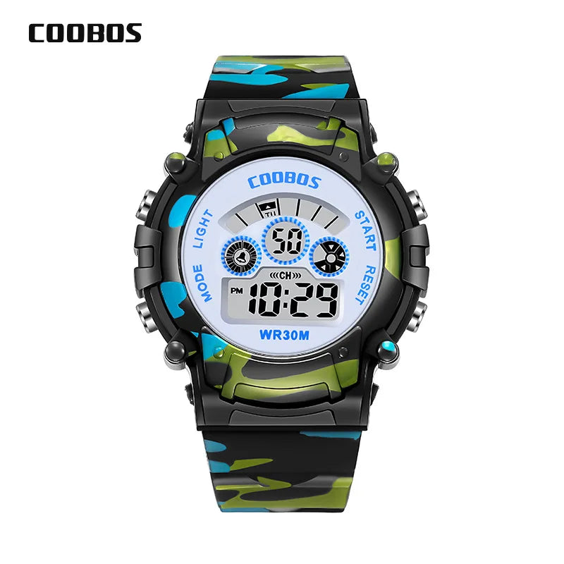Ready for Anything — Fun Sports Digital Watch for Kids Boys & Girls [Multiple Colour Choices]