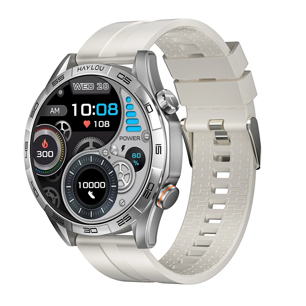 Men's AMOLED Smart Watch — Voice Calling, IP68 Waterproof, 15-Day Battery [Multiple Strap & Colour Options]