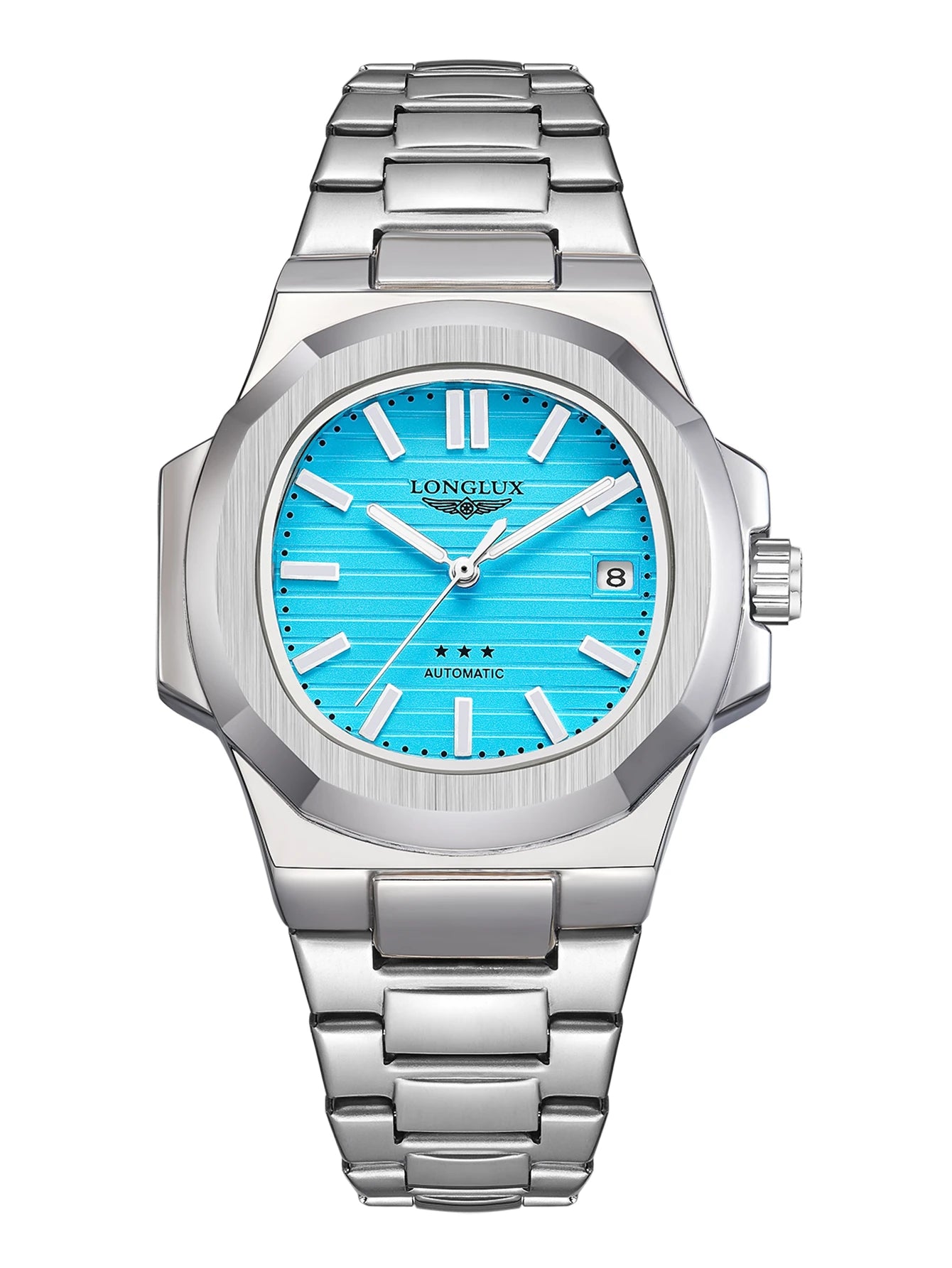 Yacht Board Dial Automatic Watch — Distinctive Case, Date Function [Multiple Colour Options]