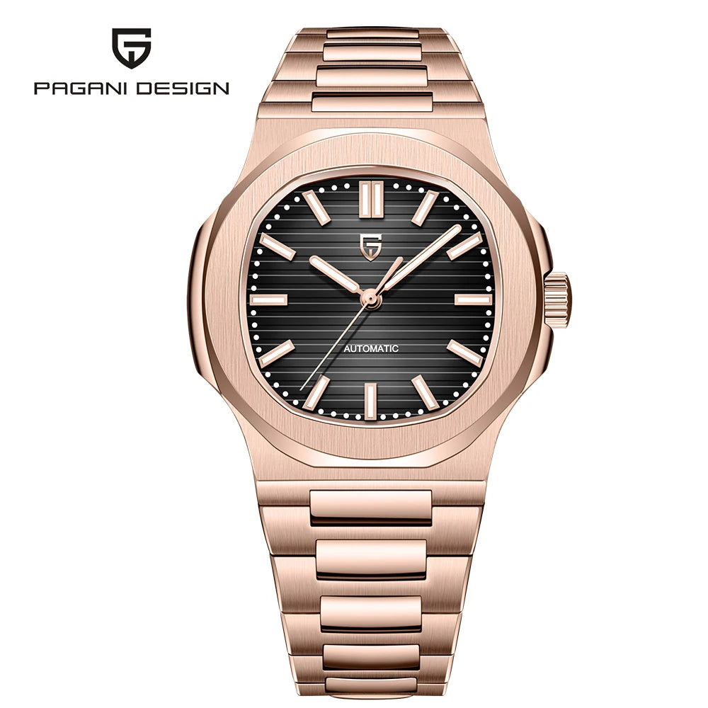 Pagani Design PD-1728 — Yacht Board Dial Fashion Watch, Automatic, 100M Water Resistant [Silver / Gold Colour Options]