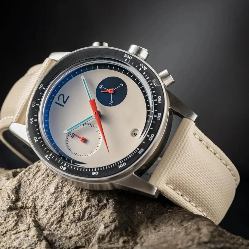 Mens CILOA Quartz Timer Dress Watch — Simplistic Design with Classic Good Looks, Zero Fuss