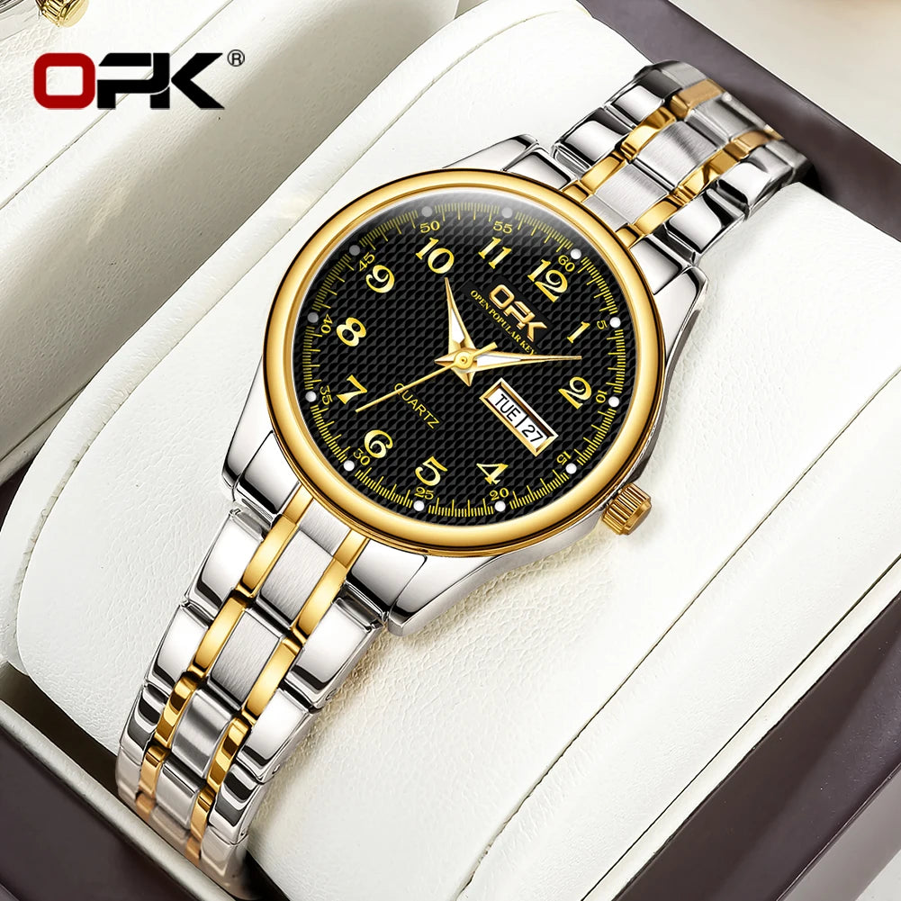 Stunning OPK 8110 — Timeless Women's Watch, Double Calendar, Perfect Everyday Gift