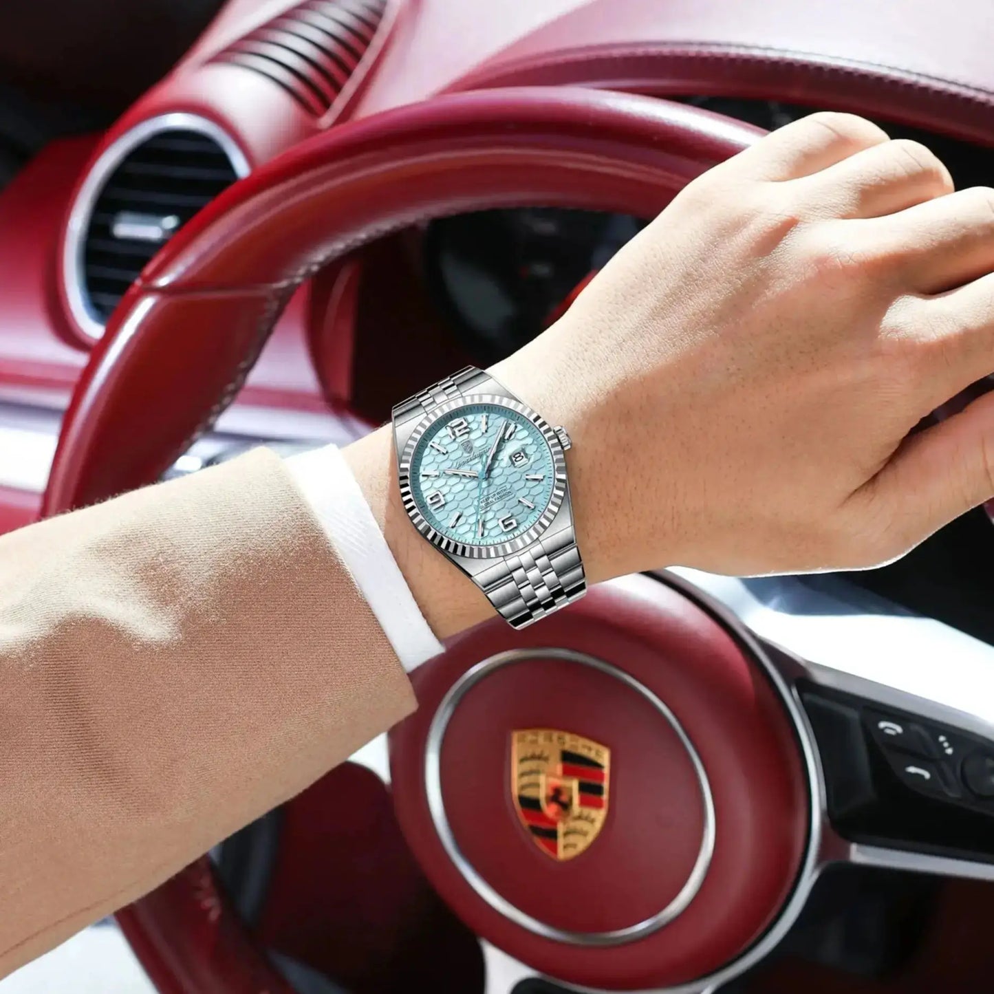 Stunning POEDAGAR Women's Watch — Crystal-Accented, Stainless Steel, Looks Far More Expensive Than Its Price [Multiple Dial & Colour Options]