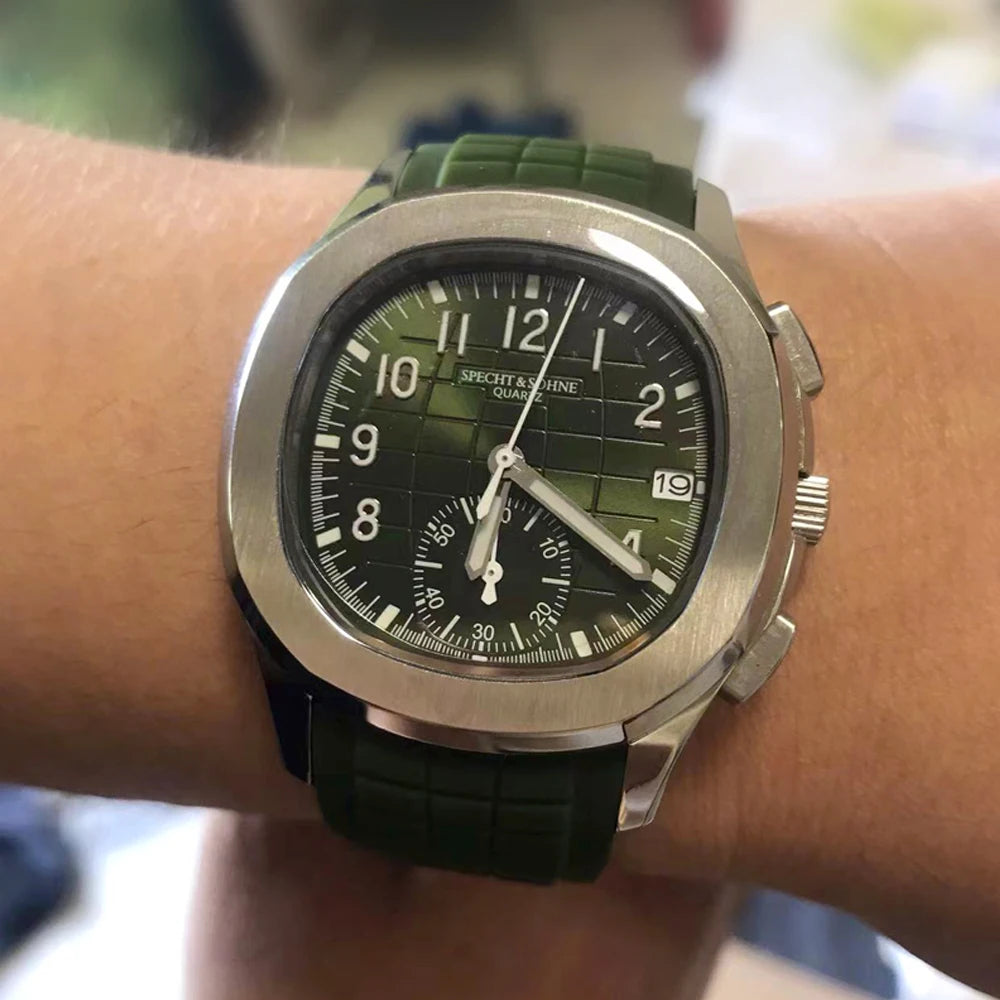 Specht & Söhne New Classic Sports Watch — Chronograph-Style Dial, 50M Waterproof [Multiple Colour Choices]