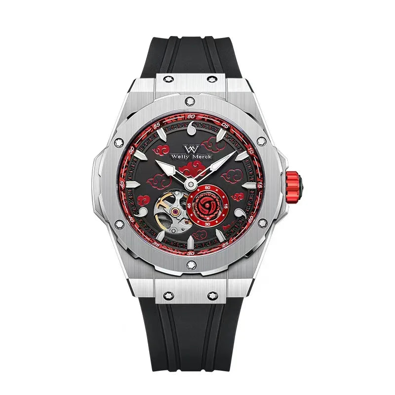 WM Watch Automatic Miyota 8215 — Japanese Automatic Movement, Stainless Steel Case & Leather Band, Sapphire Crystal, 100m Water Resistance, Limited Edition {Colour & Strap Choices]