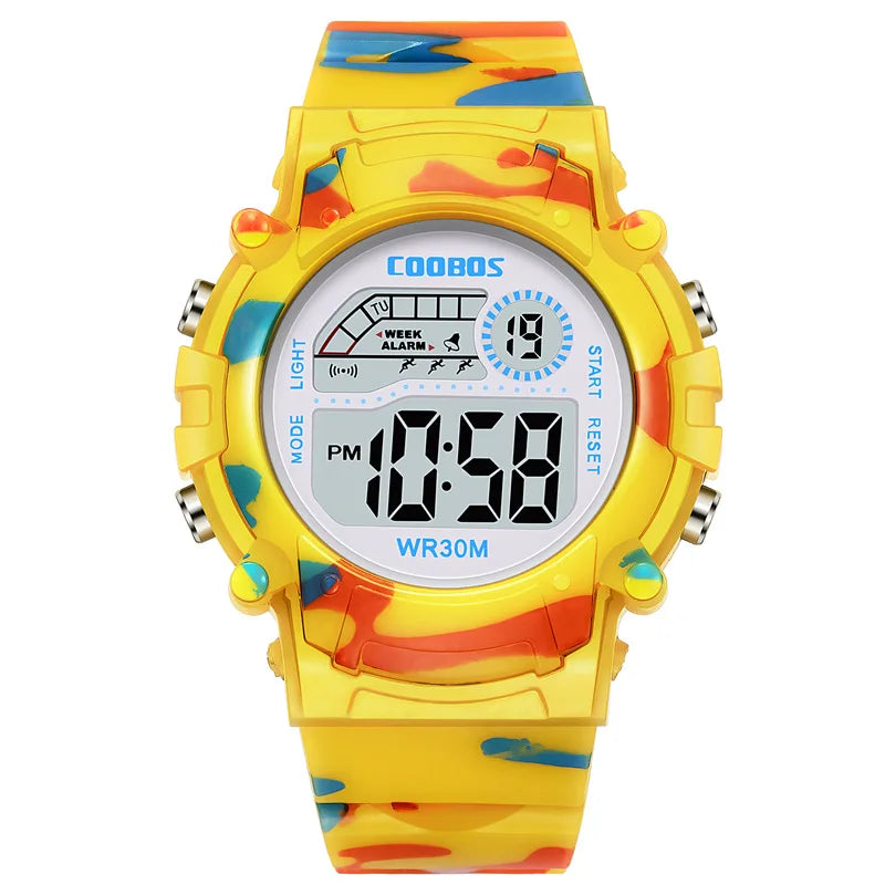 Ready for Anything — Fun Sports Digital Watch for Kids Boys & Girls [Multiple Colour Choices]