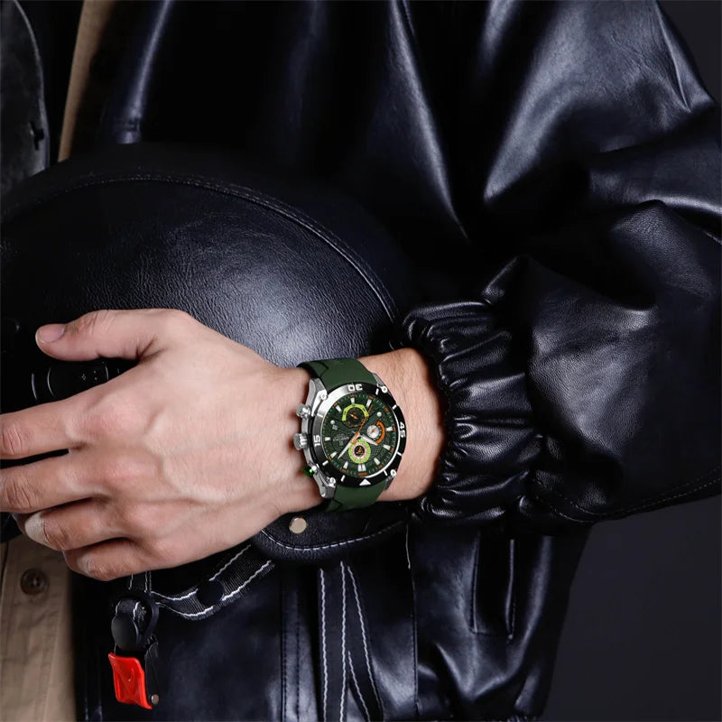 Mens NAVIFORCE Chronograph Watch — Bold Military Looks combined with everday style, Built to Perform