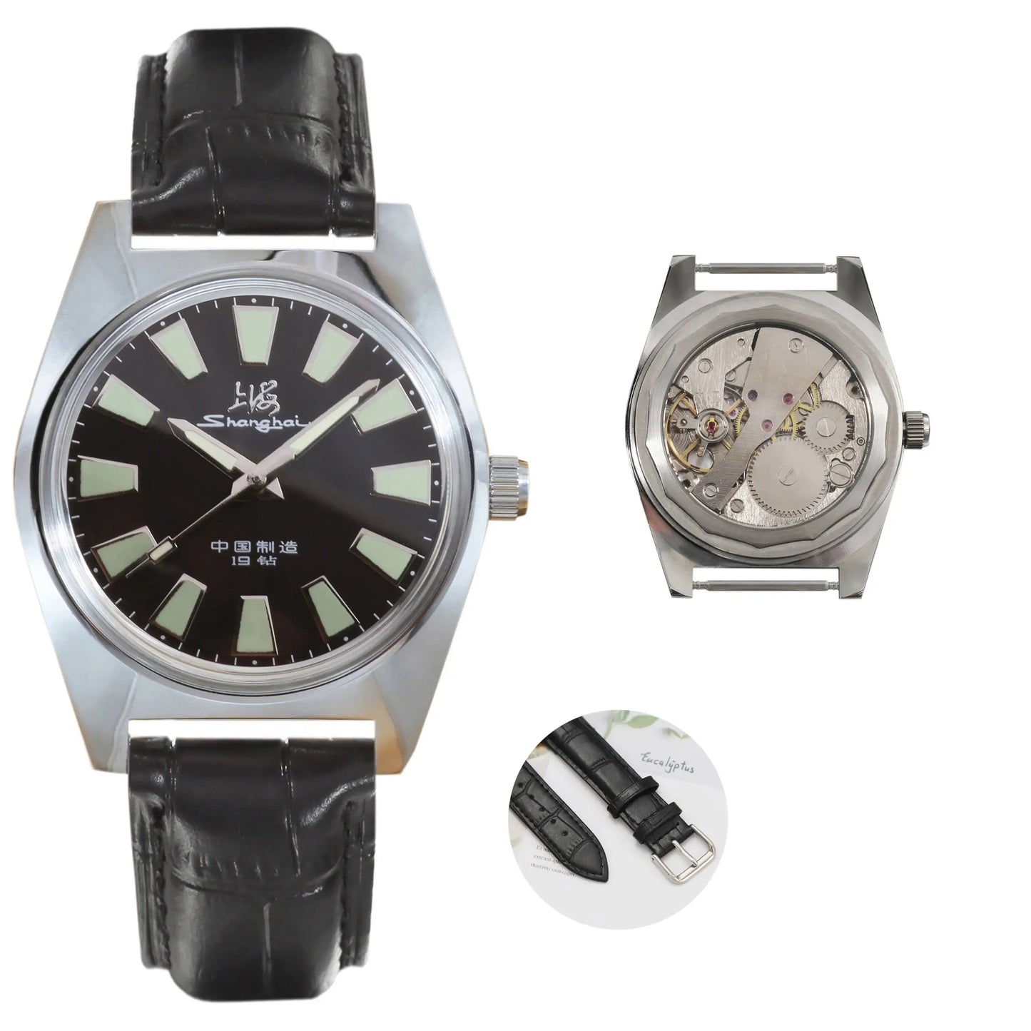 A Genuine Piece of History — Shanghai 7120 Hand-Wind Mechanical Watch, 36mm Case [Colour Options]
