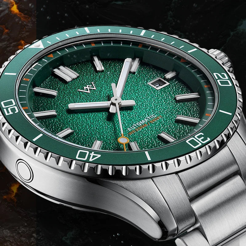 Welly Merck WM046 — Automatic Dive Watch, Miyota 8215, Sapphire Crystal, 200m Waterproof [Colour Options]