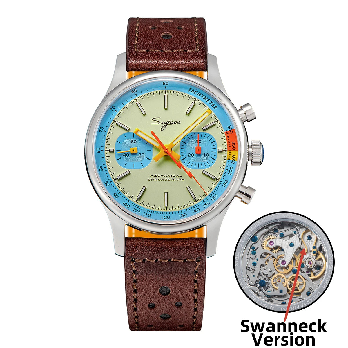Built for the Cockpit — Sugess ST19 Swanneck Chronograph, Hand Wind, Sapphire