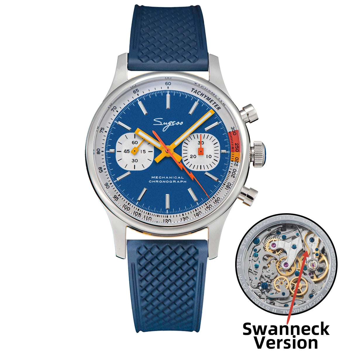 Built for the Cockpit — Sugess ST19 Swanneck Chronograph, Hand Wind, Sapphire