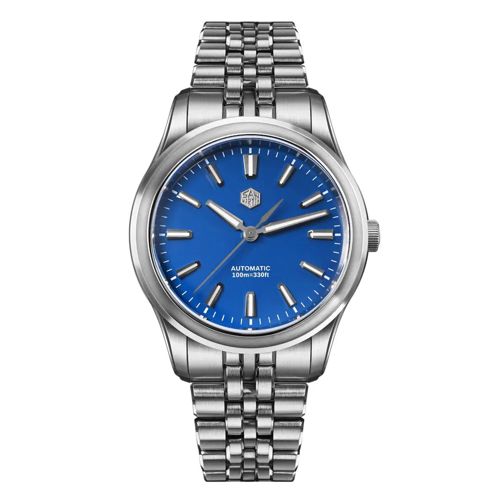San Martin SN0144 — Head-Turning JianZhan Sunburst Dial, Genuine Miyota 90S5 Automatic, Sapphire AR Crystal