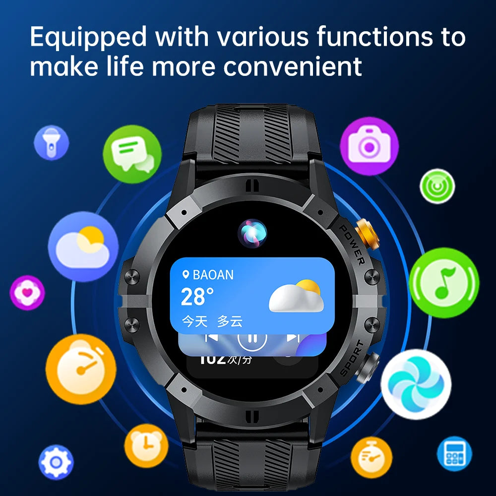 CUBOT Mens Smartwatch — Bluetooth Calling, Health & Fitness Tracking