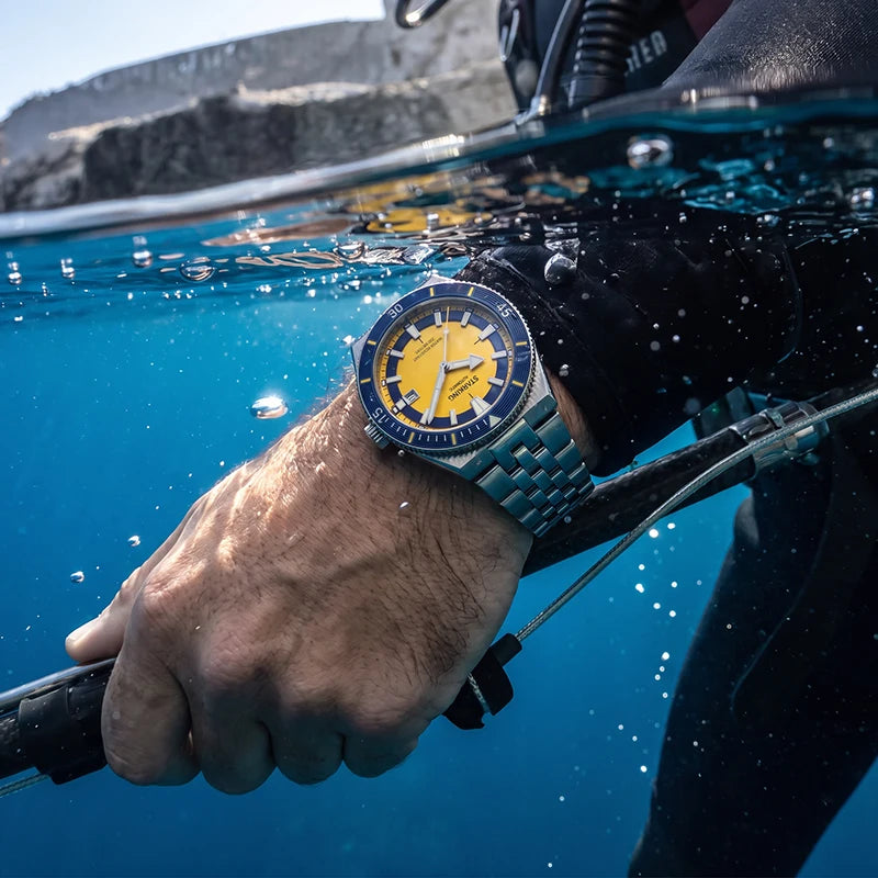 STARKING Dive Automatic Watch, Genuine Miyota 8215, Sapphire Crystal - 200m Water Resistant