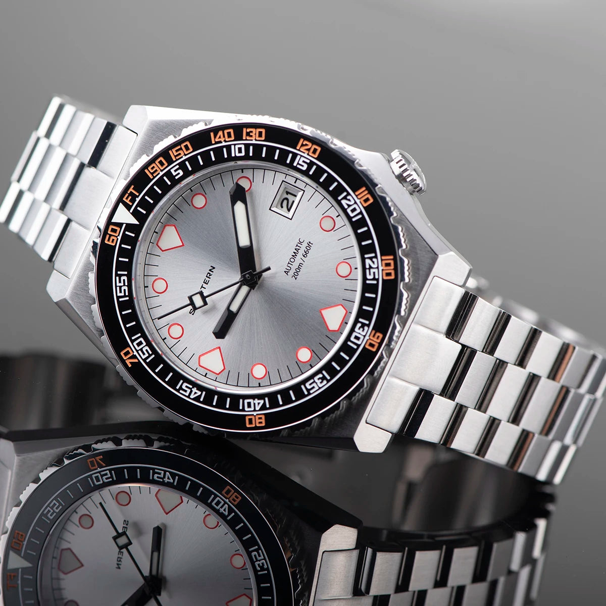Seestern SUB600T V3 — Genuine Seiko Movement, Bright Dial Options, Ceramic Bezel, 200M Sapphire