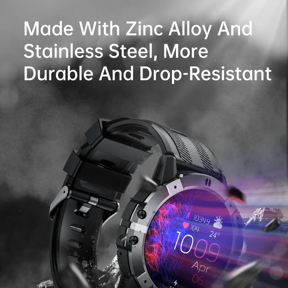 CUBOT Mens Smartwatch — Bluetooth Calling, Health & Fitness Tracking