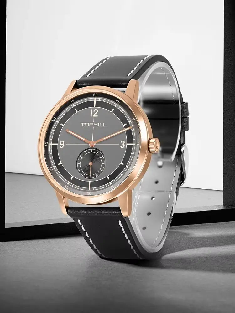 Stunning Vintage Style — TOPHILL TW098G Watch, Genuine Miyota Movement, Sapphire [Colour Options]