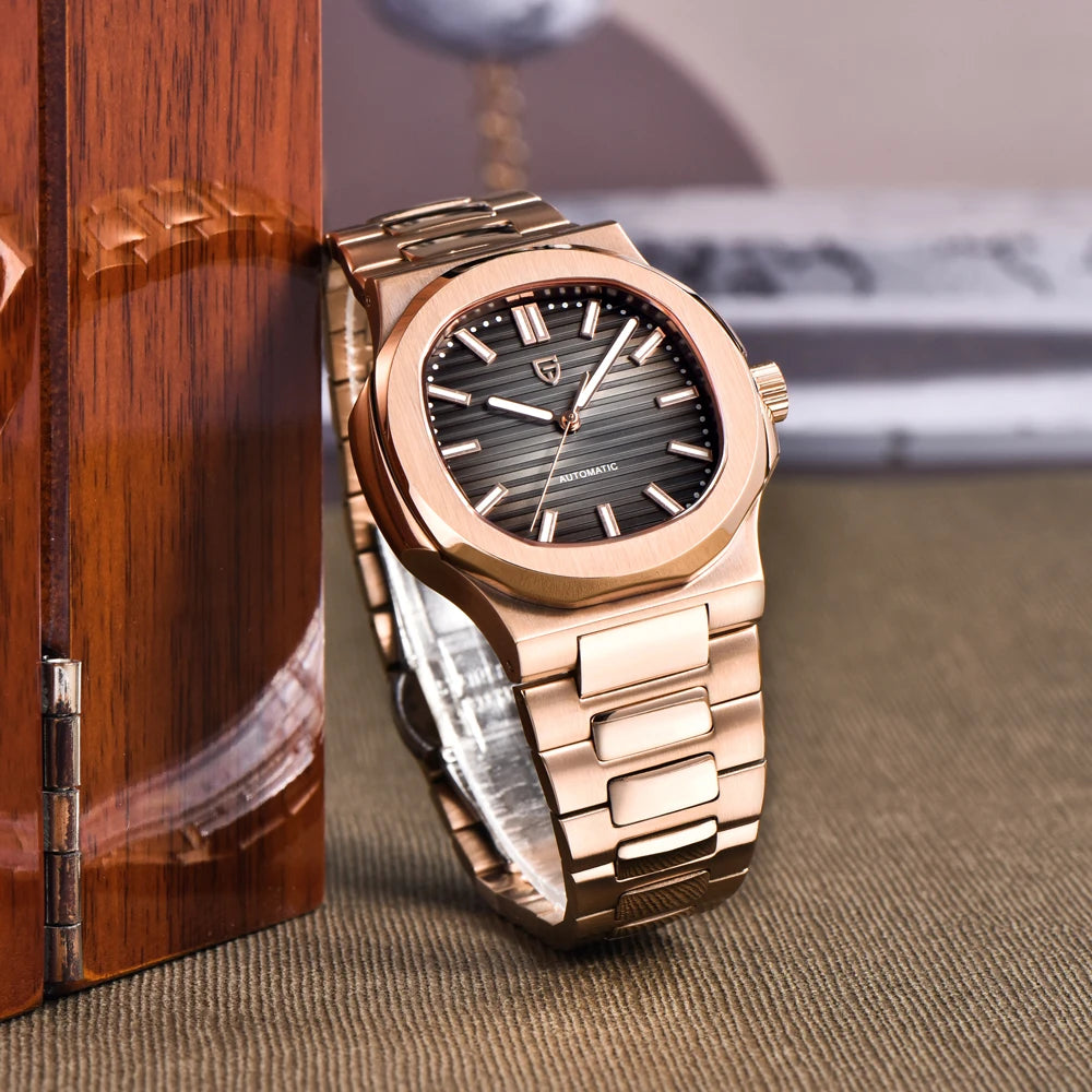 Pagani Design PD-1728 — Yacht Board Dial Fashion Watch, Automatic, 100M Water Resistant [Silver / Gold Colour Options]