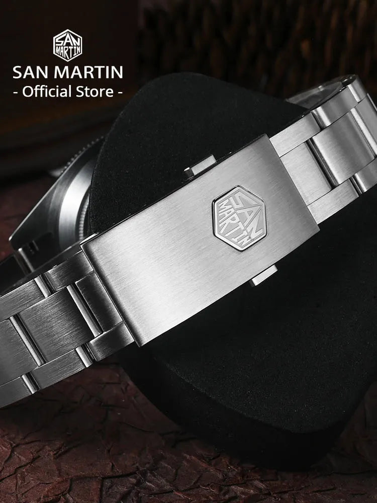 San Martin SN0008 — Premium BB58-Style Automatic Diver, Snowflake Hands, Genuine 200M Water Resistance