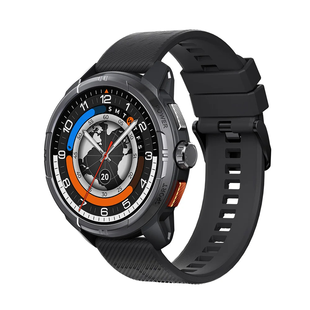 Solar Ultra GPS Smartwatch - 1.6" AMOLED Display, 22-Day Battery, 170 Sport Modes [Multiple Colour Options]