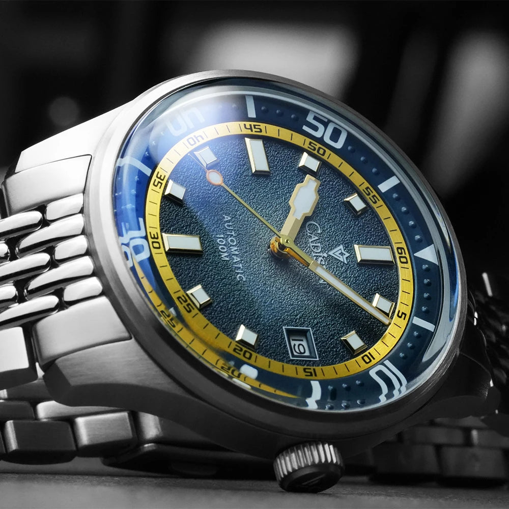 Cadisen C8244 — Automatic Watch, Miyota 8215 Movement, Sapphire, 100M Water Resistant [Multiple Colour Options]