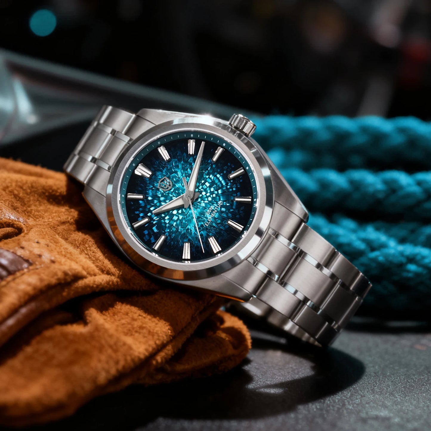 Absolutely Stunning Watchdives WD0003 — Genuine Aventurine Stone Dial, Sweep Quartz Movement, 100M Water Resistant [Multiple Dial Options]
