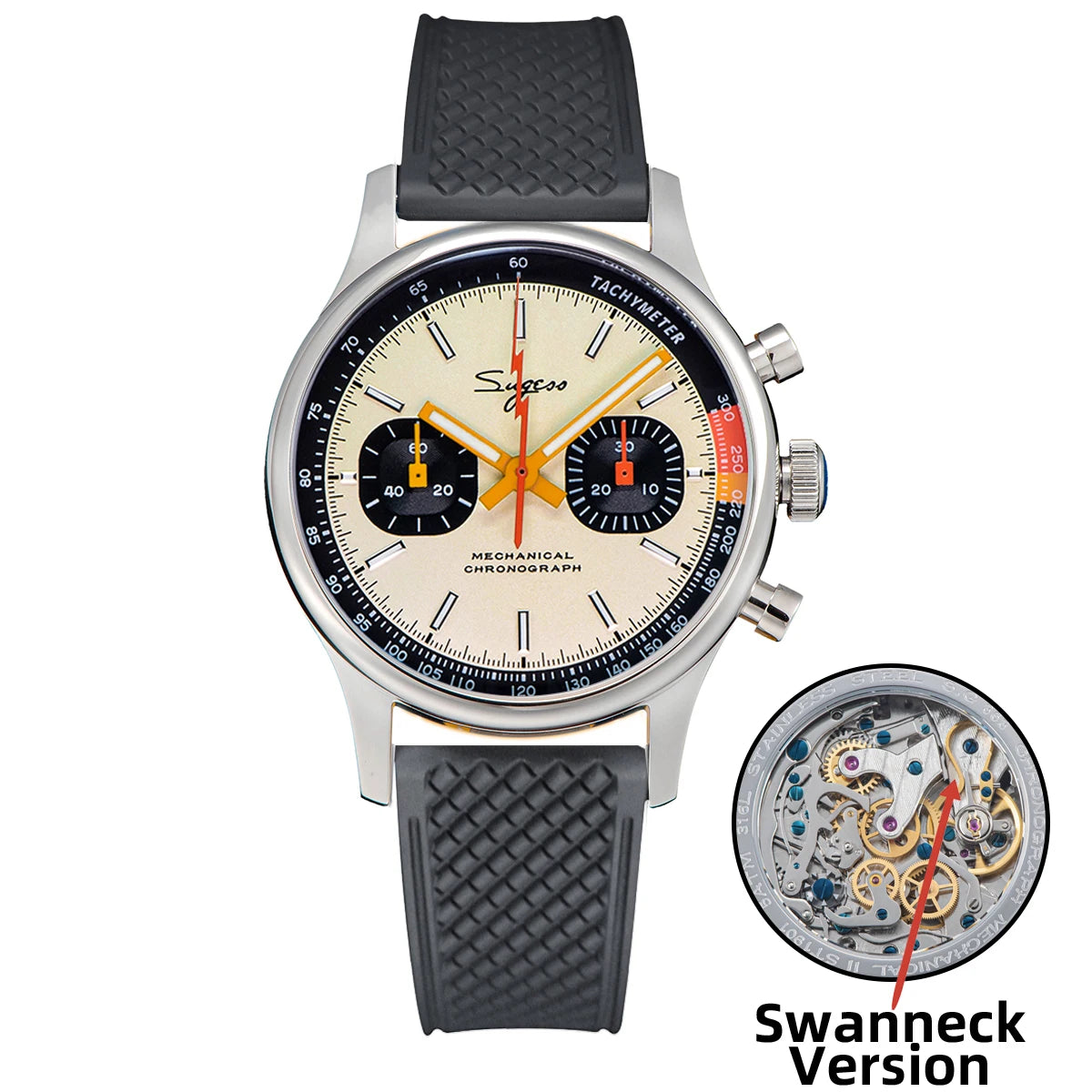 Built for the Cockpit — Sugess ST19 Swanneck Chronograph, Hand Wind, Sapphire