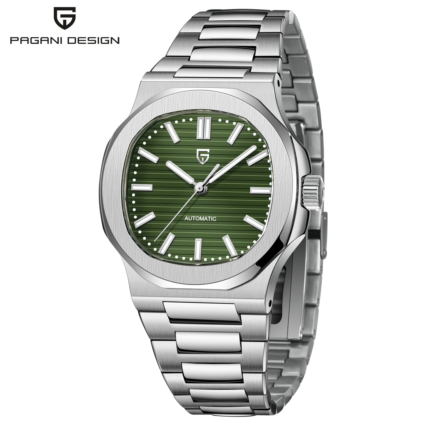 Pagani Design PD-1728 — Yacht Board Dial Fashion Watch, Automatic, 100M Water Resistant [Silver / Gold Colour Options]