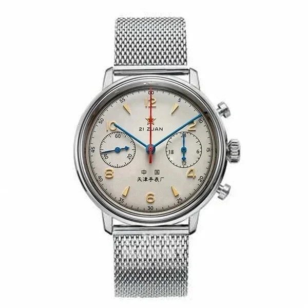 Bold 1963 Pilot Chronograph Watch — Quartz, Vintage Military Style [Colour / Strap Options]
