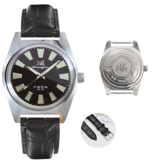 A Genuine Piece of History — Shanghai 7120 Hand-Wind Mechanical Watch, 36mm Case [Colour Options]