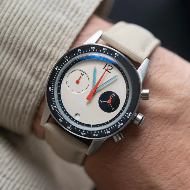 Mens CILOA Quartz Timer Dress Watch — Simplistic Design with Classic Good Looks, Zero Fuss