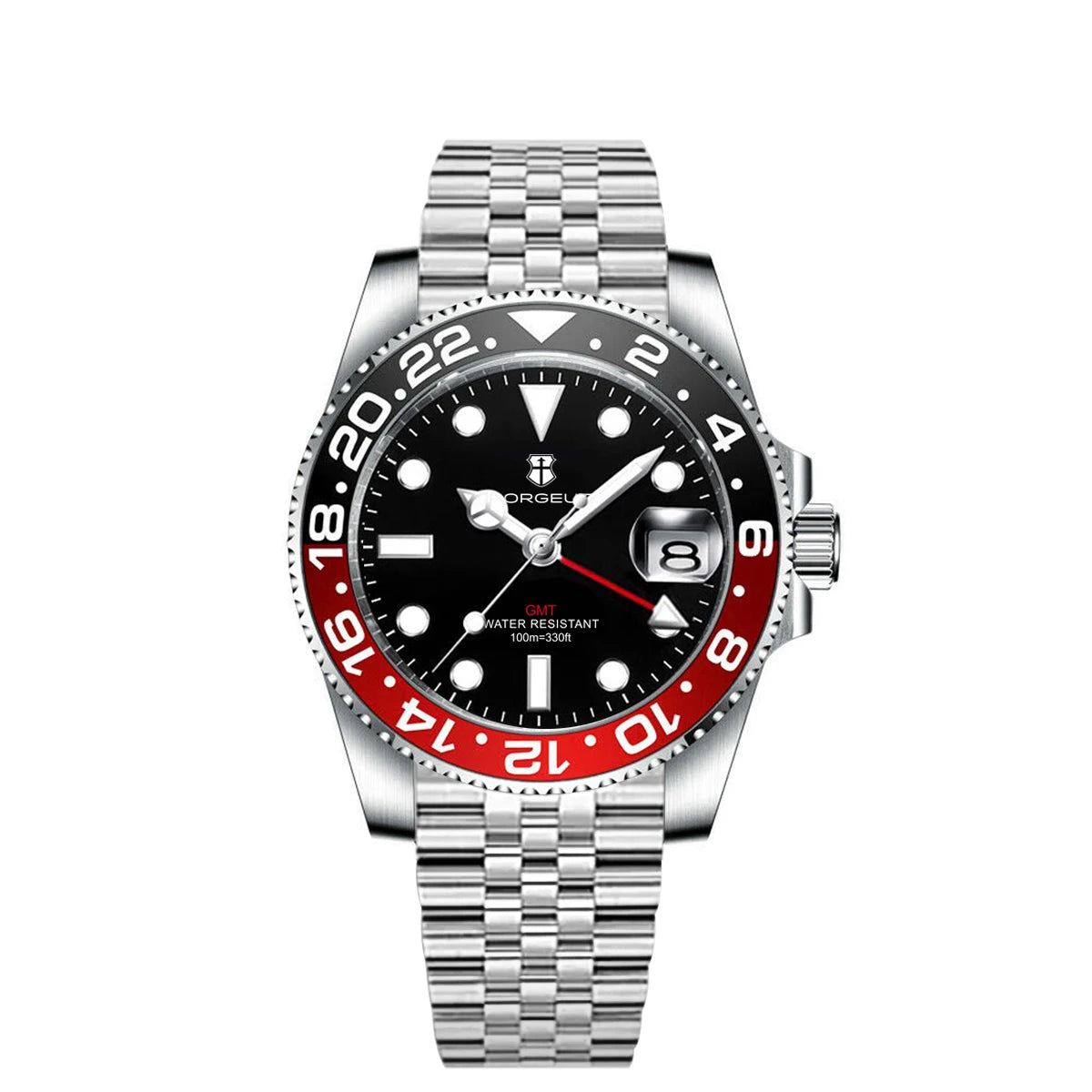 Corgeut GMT Quartz Diver Watch — Iconic Dive Watch Looks, Ceramic Bezel, Unbeatable Value [Multiple Strap & Colour Options]
