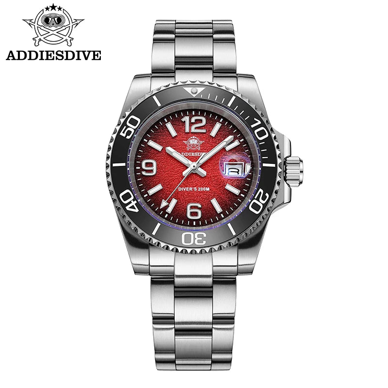 Ready for the Deep — ADDIESDIVE AD2513 41mm Dive Watch, BGW9 Super Luminous, 200M Water Resistant