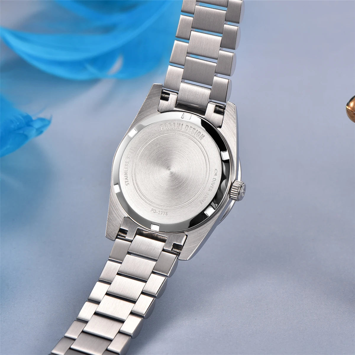 Stunning Pagani Design PD-1776 — Women's Quartz Watch, Crystal-Accented Bezel, Sapphire, 100M [Dial Colour Options]