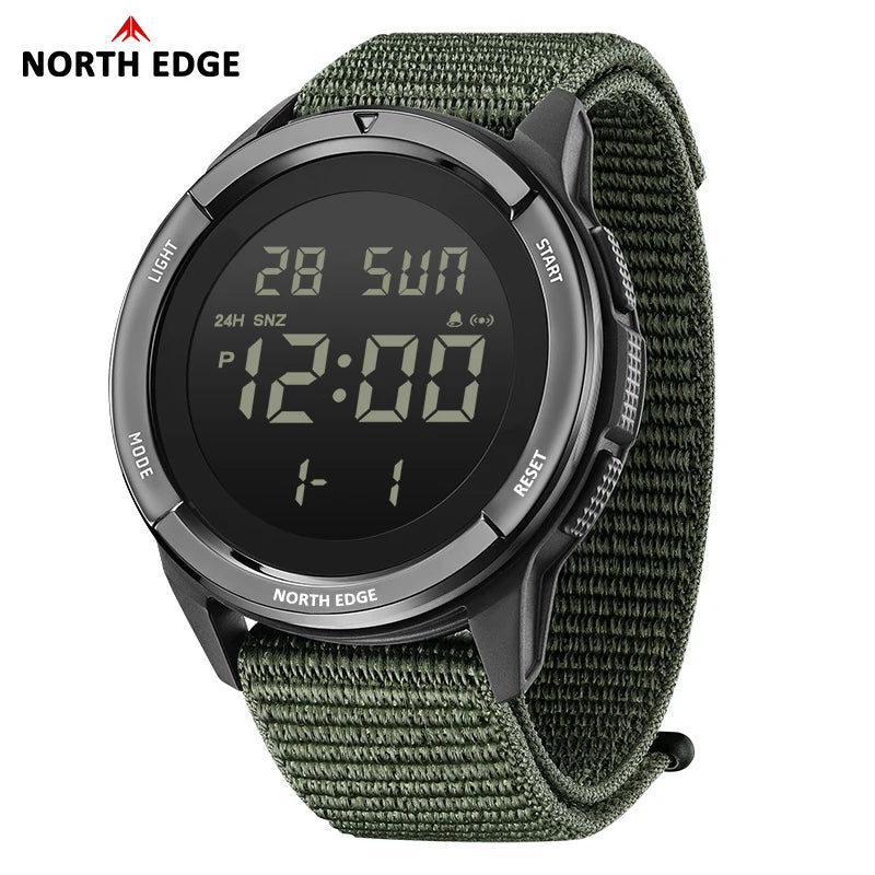 Mens NORTH EDGE TERRAX Digital Sports & Lifestyle Watch — Everyday Ready, Built for Adventure
