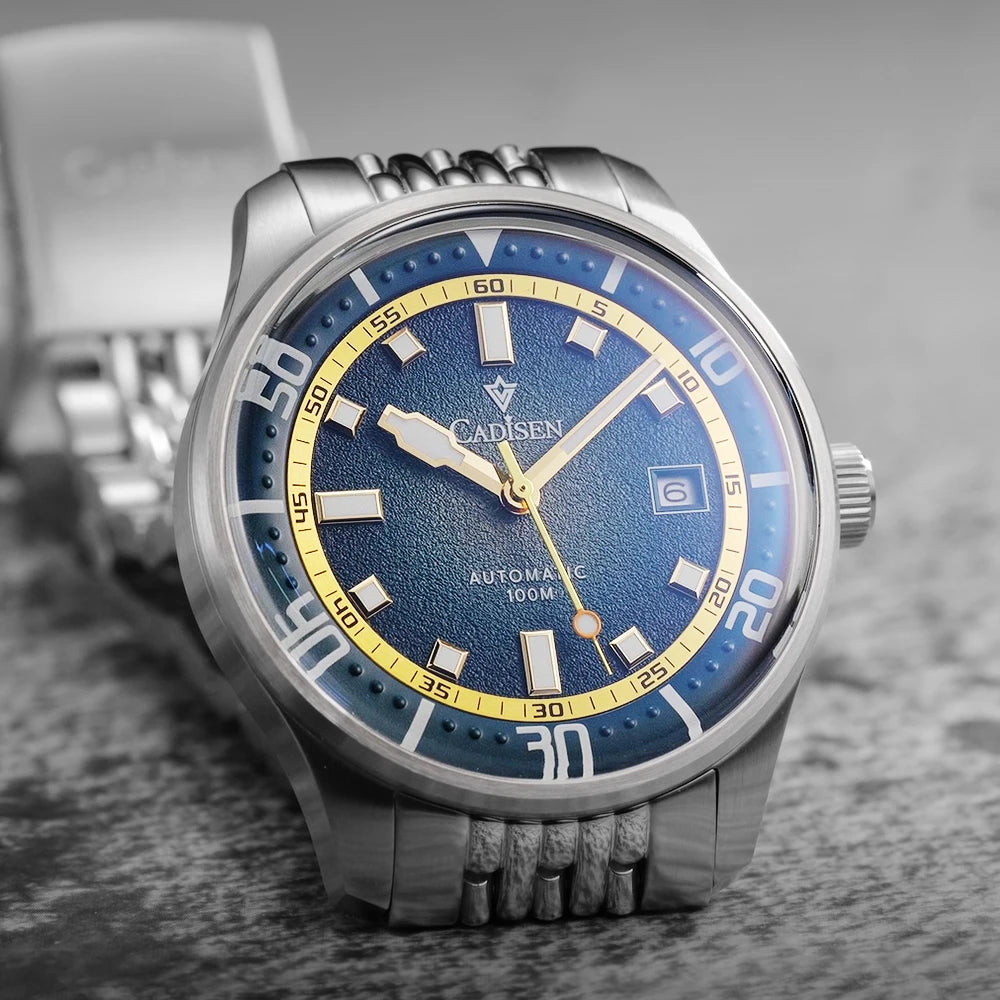 Cadisen C8244 — Automatic Watch, Miyota 8215 Movement, Sapphire, 100M Water Resistant [Multiple Colour Options]