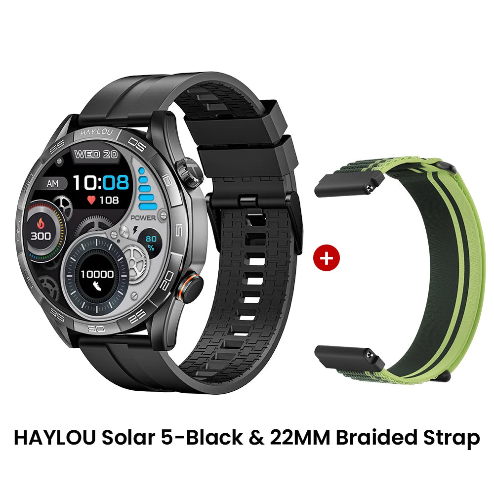 Men's AMOLED Smart Watch — Voice Calling, IP68 Waterproof, 15-Day Battery [Multiple Strap & Colour Options]