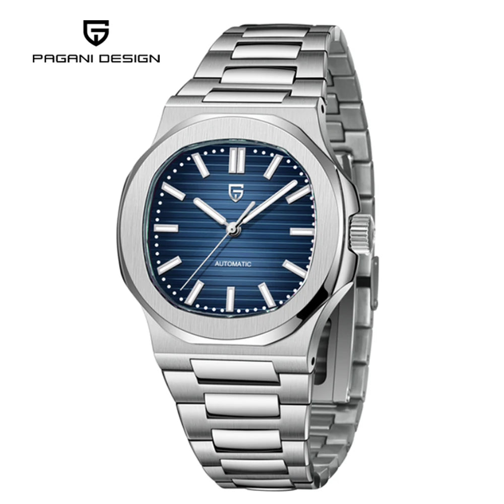 Pagani Design PD-1728 — Yacht Board Dial Fashion Watch, Automatic, 100M Water Resistant [Silver / Gold Colour Options]