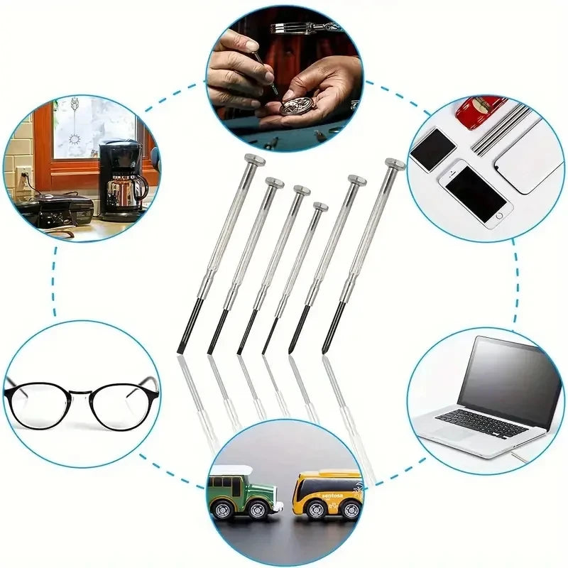 11-Piece Micro Precision Screwdriver Set — For Watches & Other Small Repairs